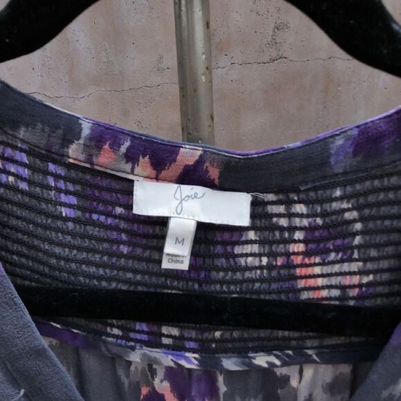 Joie watercolor floral blouse dark colorway - Picture 2 of 9